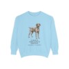 german-wirehaired-pointer-sweatshirt-latin-chambray German Wirehaired Pointer Latin Sweatshirt, Chambray, front view