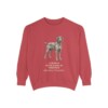 german-wirehaired-pointer-sweatshirt-latin-crimson German Wirehaired Pointer Latin Sweatshirt, Crimson, front view