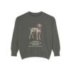 german-wirehaired-pointer-sweatshirt-latin-pepper German Wirehaired Pointer Latin Sweatshirt, Pepper, front view