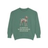German Wirehaired Pointer Sweatshirt, Light Green, front view