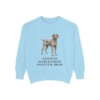 German Wirehaired Pointer Mom Sweatshirt, Chambray, front view