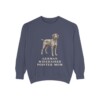 German Wirehaired Pointer Mom Sweatshirt, Denim, front view