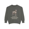 German Wirehaired Pointer Sweatshirt, Pepper, front view