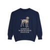 German Wirehaired Pointer Sweatshirt, True Navy, front view