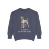giant-schnauzer-sweatshirt-denim Giant Schnauzer Sweatshirt, Denim, front view