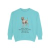 Giant Schnauzer Humor Sweatshirt, Chalky Mint, front view