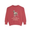 Giant Schnauzer Humor Sweatshirt, Crimson, front view