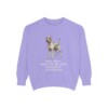 Giant Schnauzer Humor Sweatshirt, Violet, front view