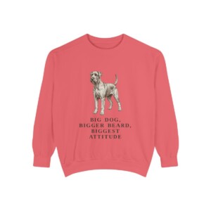 Giant Schnauzer Humor Sweatshirt, Watermelon, front view