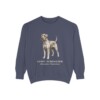 Giant Schnauzer Latin Sweatshirt, Denim, front view