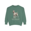 Giant Schnauzer Latin Sweatshirt, Light Green, front view