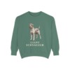 giant-schnauzer-sweatshirt-light-green Giant Schnauzer Sweatshirt, Light Green, front view