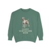 giant-schnauzer-sweatshirt-mom-light-green-1 Giant Schnauzer Mom Sweatshirt, Light Green, front view