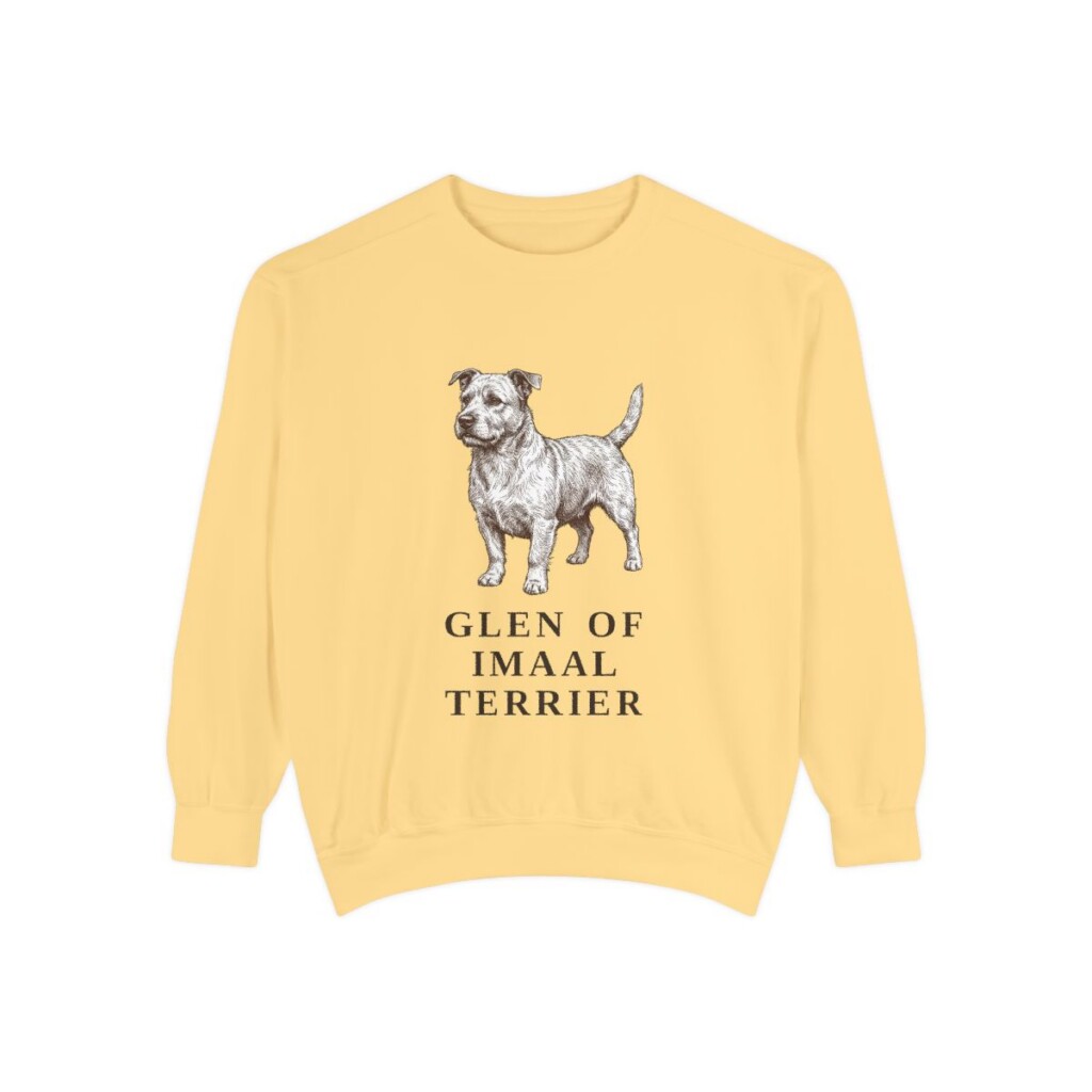 Glen of Imaal Terrier Sweatshirt, Butter, front view