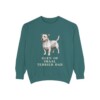 Glen of Imaal Terrier Dad Sweatshirt, Blue Spruce, front view