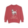Glen of Imaal Terrier Dad Sweatshirt, Crimson, front view