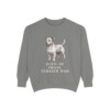 Glen of Imaal Terrier Dad Sweatshirt, Grey, front view