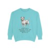 Glen of Imaal Terrier Humor Sweatshirt, Chalky Mint, front view