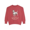 Glen of Imaal Terrier Humor Sweatshirt, Crimson, front view