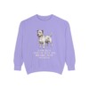 Glen of Imaal Terrier Humor Sweatshirt, Violet, front view