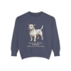 glen-of-imaal-terrier-sweatshirt-latin-denim Glen of Imaal Terrier Latin Sweatshirt, Denim, front view