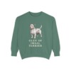 Glen of Imaal Terrier Sweatshirt, Light Green, front view