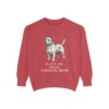 Glen of Imaal Terrier Mom Sweatshirt, Crimson, front view