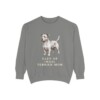Glen of Imaal Terrier Mom Sweatshirt, Grey, front view