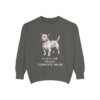 Glen of Imaal Terrier Mom Sweatshirt, Pepper, front view