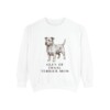 Glen of Imaal Terrier Mom Sweatshirt, White, front view