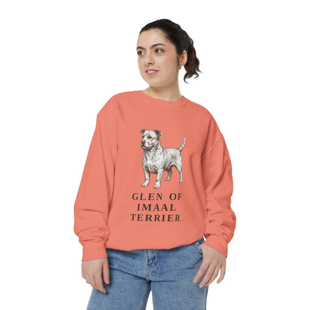 Glen of Imaal Terrier Sweatshirt, Terracotta, person 2 front