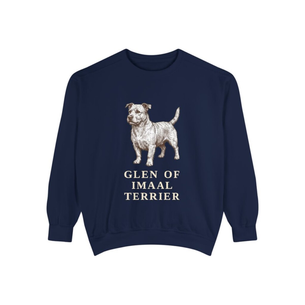 Glen of Imaal Terrier Sweatshirt, True Navy, front view