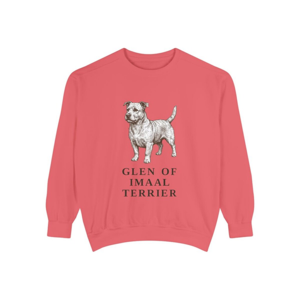 Glen of Imaal Terrier Sweatshirt, Watermelon, front view