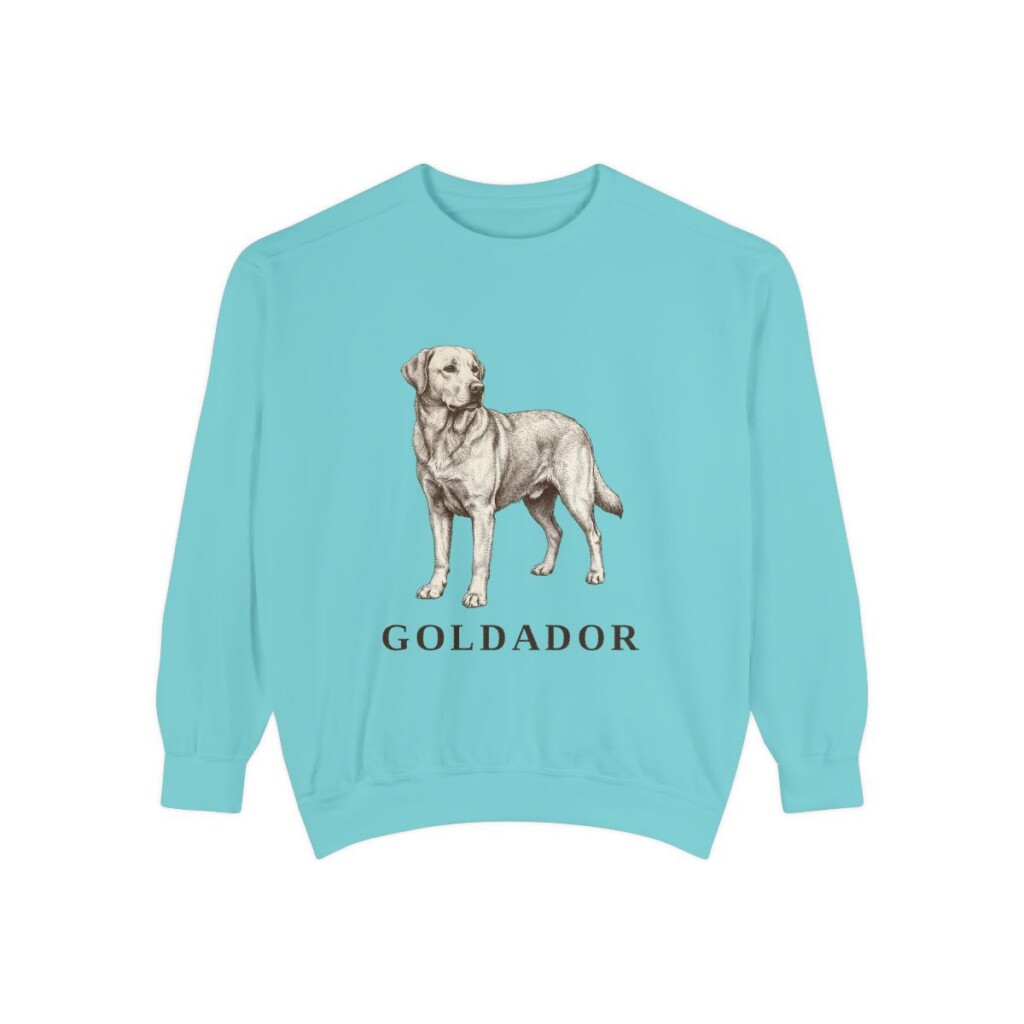 Goldador Sweatshirt, Chalky Mint, front view