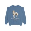 Goldador Dad Sweatshirt, Blue Jean, front view