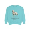 Goldador Dad Sweatshirt, Chalky Mint, front view