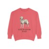 Goldador Dad Sweatshirt, Watermelon, front view