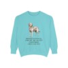 goldador-sweatshirt-humor-chalky-mint Goldador Humor Sweatshirt, Chalky Mint, front view