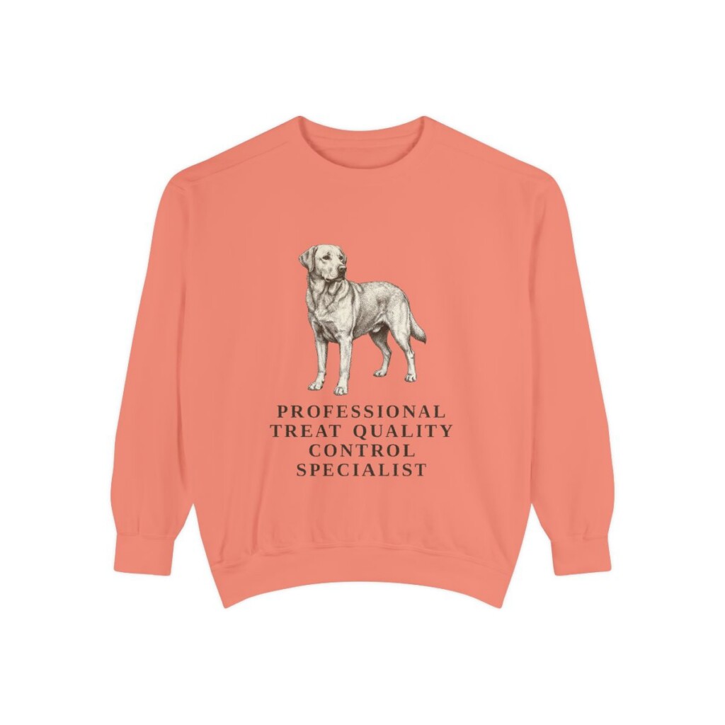 goldador-sweatshirt-humor-terracotta Goldador Humor Sweatshirt, Terracotta, front view