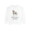 goldador-sweatshirt-humor-white Goldador Humor Sweatshirt, White, front view