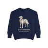 Goldador Latin Sweatshirt, True Navy, front view