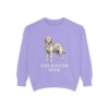 Goldador Mom Sweatshirt, Violet, front view