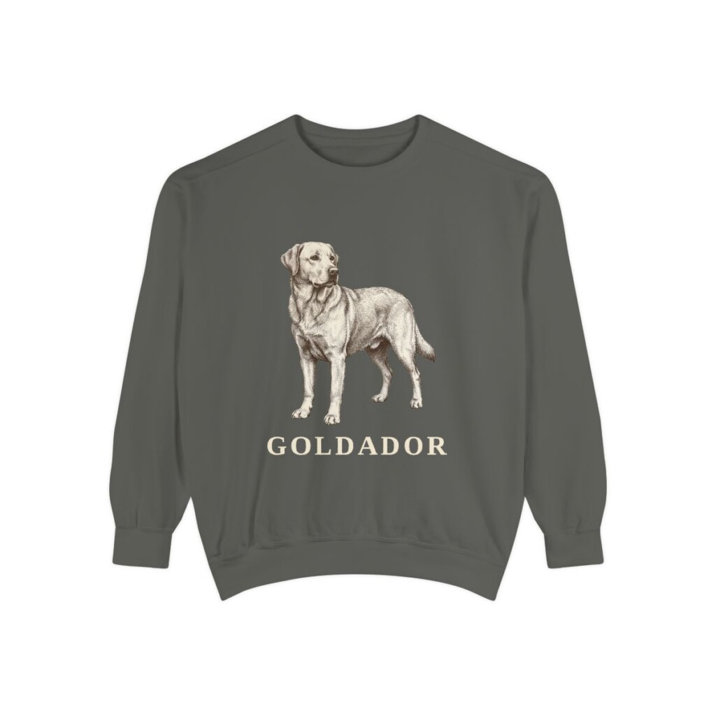 Goldador Sweatshirt, Pepper, front view