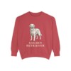 Golden Retriever Sweatshirt, Crimson, front view