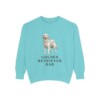 Golden Retriever Dad Sweatshirt, Chalky Mint, front view