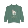 Golden Retriever Dad Sweatshirt, Light Green, front view