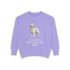 Golden Retriever Dad Sweatshirt, Violet, front view