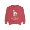 Golden Retriever Humor Sweatshirt, Crimson, front view
