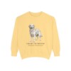 Golden Retriever Latin Sweatshirt, Butter, front view