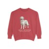 Golden Retriever Latin Sweatshirt, Crimson, front view
